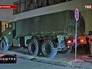 Оцепление у входа в "Укрнафту" Оцепление у входа в "Укрнафту"