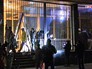 Установка заграждений у входа в "Укрнафту" Установка заграждений у входа в "Укрнафту"