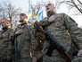 Бойцы украинского добровольческого батальона Бойцы украинского добровольческого батальона