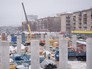 Строительство эстакады на Волоколамском шоссе Строительство эстакады на Волоколамском шоссе