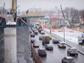 Строительство эстакады на Волоколамском шоссе Строительство эстакады на Волоколамском шоссе