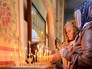 Прихожане во время богослужения Прихожане во время богослужения
