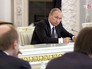 Президент России Владимир Путин на заседании Президент России Владимир Путин на заседании