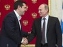 Президент России Владимир Путин и премьер-министр Греции Алексис Ципрас Президент России Владимир Путин и премьер-министр Греции Алексис Ципрас