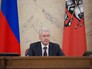Мэр Москвы Сергей Собянин во время заседания правительства Москвы Мэр Москвы Сергей Собянин во время заседания правительства Москвы