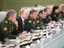 Президент России Владимир Путин проводит единый день приемки военной продукции в Национальном центре управления обороной РФ Президент России Владимир Путин проводит единый день приемки военной продукции в Национальном центре управления обороной РФ