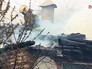 Пожарные на месте возгорания Пожарные на месте возгорания