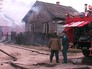 Пожарные на месте возгорания Пожарные на месте возгорания