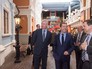 Мэр Москвы Сергей Собянин и Дмитрий Медведев во время посещения центра "Мастерславль" Мэр Москвы Сергей Собянин и Дмитрий Медведев во время посещения центра "Мастерславль"