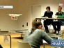 Преподаватели с помощью коптера следят за студентами Преподаватели с помощью коптера следят за студентами