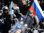 Участники мотопробега клуба "Ночные волки", посвященного празднованию 70-летия Победы в Великой Отечественной войне Участники мотопробега клуба "Ночные волки", посвященного празднованию 70-летия Победы в Великой Отечественной войне