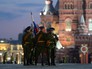 Военнослужащие во время репетиции парада Победы Военнослужащие во время репетиции парада Победы