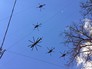 Пролёт военных вертолётов над Москвой Пролёт военных вертолётов над Москвой