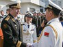 Заместитель главнокомандующего ВМФ РФ вице-адмирал Александр Федотенков и заместитель командующего ВМС КНР вице-адмирал Ду Цзинчэнь Заместитель главнокомандующего ВМФ РФ вице-адмирал Александр Федотенков и заместитель командующего ВМС КНР вице-адмирал Ду Цзинчэнь