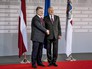Президент Украины Пётр Порошенко и президент Латвии Андрис Берзиньш Президент Украины Пётр Порошенко и президент Латвии Андрис Берзиньш