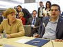 Канцлер Германии Ангела Меркель и премьер-министр Греции Алексис Ципрас Канцлер Германии Ангела Меркель и премьер-министр Греции Алексис Ципрас
