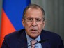 Министр иностранных дел России Сергей Лавров во время пресс-конференции Министр иностранных дел России Сергей Лавров во время пресс-конференции