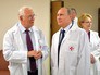 Директор НИИ неотложной детской хирургии и травматологии Леонид Рошаль и президент России Владимир Путин Директор НИИ неотложной детской хирургии и травматологии Леонид Рошаль и президент России Владимир Путин