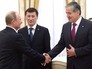 Президент России Владимир Путин, глава МИД Таджикистана Сироджидин Аслов и заместитель министра иностранных дел Узбекистана Анвар Нарыв Президент России Владимир Путин, глава МИД Таджикистана Сироджидин Аслов и заместитель министра иностранных дел Узбекистана Анвар Нарыв