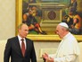 Президент России Владимир Путин и Папа Римский Франциск Президент России Владимир Путин и Папа Римский Франциск