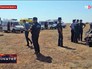 Спасатели МЧС на месте падения МиГ-29 в Астраханской области Спасатели МЧС на месте падения МиГ-29 в Астраханской области