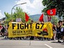 В немецком Гармиш-Партенкирхене протестуют против саммита G7 В немецком Гармиш-Партенкирхене протестуют против саммита G7