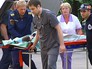 Эвакуация пострадавших при взрыве в детском лагере Эвакуация пострадавших при взрыве в детском лагере