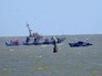 На месте взрыва украинского катера в Мариуполе На месте взрыва украинского катера в Мариуполе