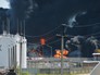 Пожар на территории нефтебазы Пожар на территории нефтебазы