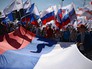 Участники праздничного шествия, приуроченного к празднованию Дня России Участники праздничного шествия, приуроченного к празднованию Дня России