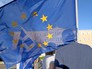 Флаги Греции и Евросоюза Флаги Греции и Евросоюза