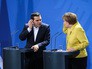 Премьер-министр Греции Алексис Ципрас и канцлер Германии Ангела Меркель Премьер-министр Греции Алексис Ципрас и канцлер Германии Ангела Меркель