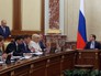 Председатель правительства РФ Дмитрий Медведев на заседание кабинета министров РФ в Доме правительства РФ Председатель правительства РФ Дмитрий Медведев на заседание кабинета министров РФ в Доме правительства РФ