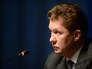 Председатель правления ОАО "Газпром" Алексей Миллер на пресс-конференции по итогам годового общего собрания акционеров компании "Газпром" Председатель правления ОАО "Газпром" Алексей Миллер на пресс-конференции по итогам годового общего собрания акционеров компании "Газпром"