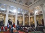 На церемонии прощания с политиком Евгением Примаковым в Колонном зале Дома Союзов На церемонии прощания с политиком Евгением Примаковым в Колонном зале Дома Союзов