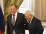 Министр иностранных дел России Сергей Лавров и глава МИД Ирана Джавад Зариф Министр иностранных дел России Сергей Лавров и глава МИД Ирана Джавад Зариф