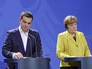 Премьер-министр Греции Алексис Ципрас и канцлер Германии Ангела Меркель Премьер-министр Греции Алексис Ципрас и канцлер Германии Ангела Меркель