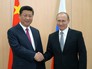 Председатель КНР Си Цзиньпин и президент России Владимир Путин Председатель КНР Си Цзиньпин и президент России Владимир Путин