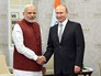 Премьер-министр Индии Нарендр Моди и президент России Владимир Путин Премьер-министр Индии Нарендр Моди и президент России Владимир Путин