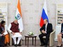 Премьер-министр Индии Нарендр Моди и президент России Владимир Путин Премьер-министр Индии Нарендр Моди и президент России Владимир Путин