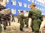 Разбор завалов на месте обрушения в здании казарм учебного центра ВДВ в Омске Разбор завалов на месте обрушения в здании казарм учебного центра ВДВ в Омске