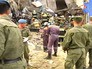 Разбор завалов на месте обрушения в здании казарм учебного центра ВДВ в Омске Разбор завалов на месте обрушения в здании казарм учебного центра ВДВ в Омске