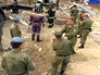 Разбор завалов на месте обрушения в здании казарм учебного центра ВДВ в Омске Разбор завалов на месте обрушения в здании казарм учебного центра ВДВ в Омске