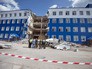 На месте обрушения в здании казарм учебного центра ВДВ в Омске На месте обрушения в здании казарм учебного центра ВДВ в Омске