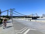 Вид на Крымский мост из парка "Музеон" Вид на Крымский мост из парка "Музеон"