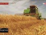 Фермер собират ячмень Фермер собират ячмень