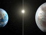 Планета Земля и планета Kepler 452b Планета Земля и планета Kepler 452b