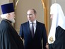Владимир Путин и патриарх Кирилл в Владимирском храме Владимир Путин и патриарх Кирилл в Владимирском храме