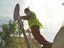 Установка таблички "Работает эвакуатор" Установка таблички "Работает эвакуатор"