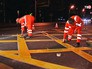 Нанесение "вафельной" разметки Нанесение "вафельной" разметки